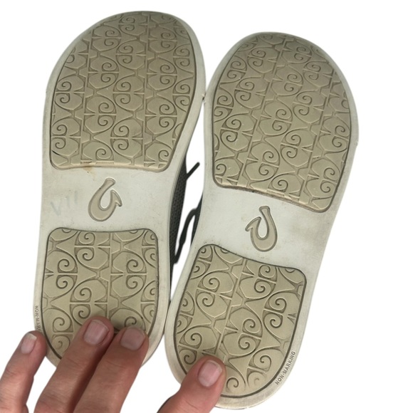 Olukai Pehuea Lī Women SZ 7 Taupe /Canvas Sneaker Lightweight Mesh Comfort Shoes - Picture 10 of 11